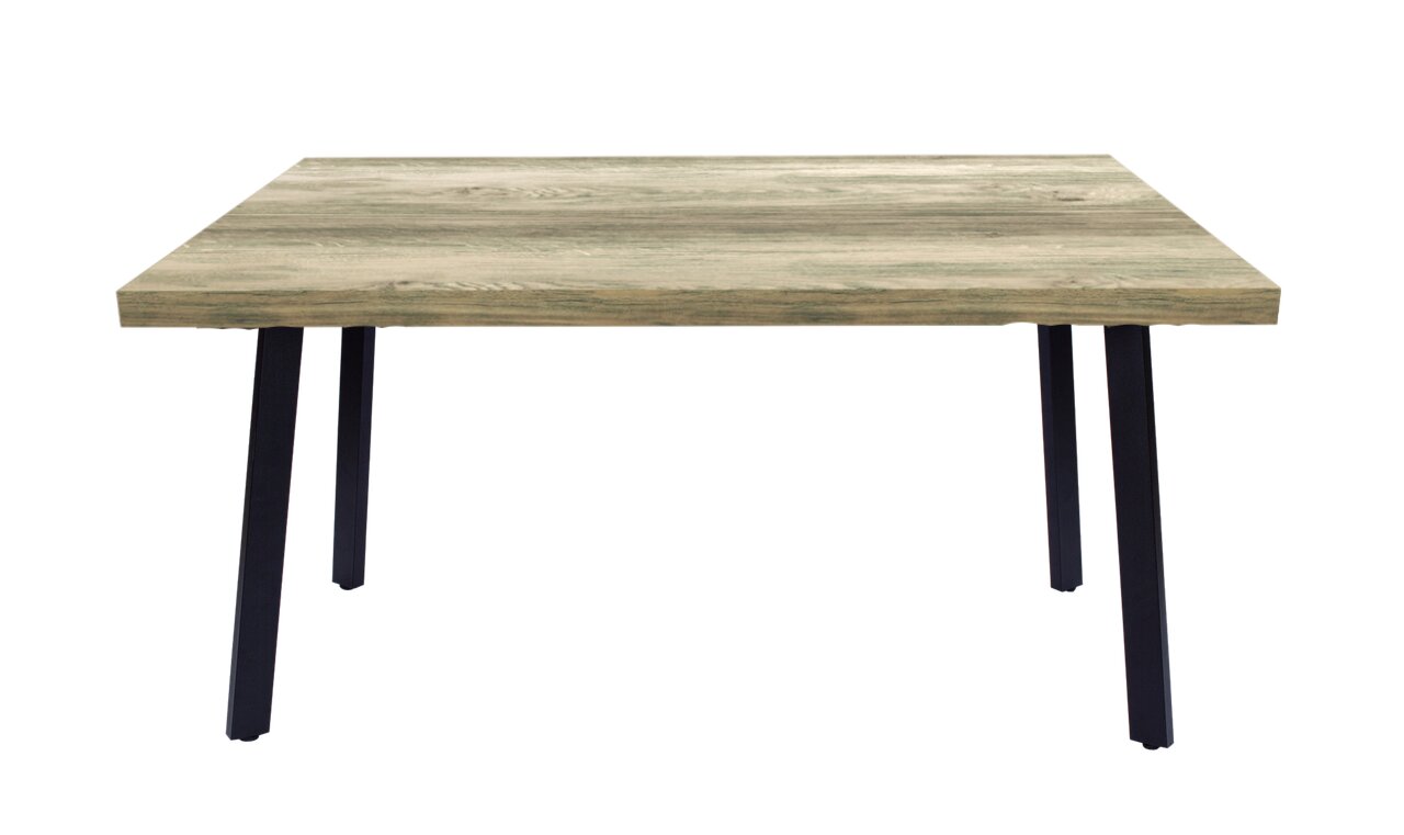 Стол Фостер М 1200*800*750 Ноги КС-60 /черный металл (комплект) (Дуб Сомеро 1022) Стол Фостер М 1200*800*750 Ноги КС-60 /черный металл (комплект) (Дуб Сомеро 1022)