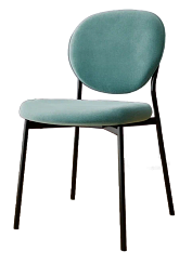 Стул DC-2230 (каркас черный тк.тиффани/ Velvet HLR-58) Стул DC-2230 (каркас черный тк.тиффани/ Velvet HLR-58)